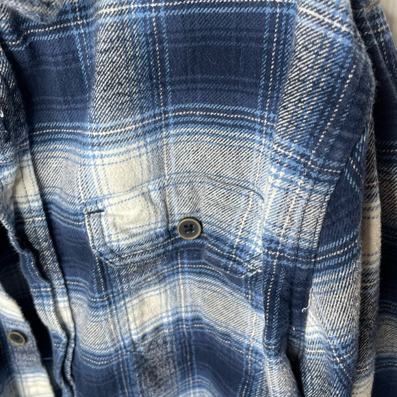 Jachs Mens Medium Button Down Blue - Picture 4 of 9